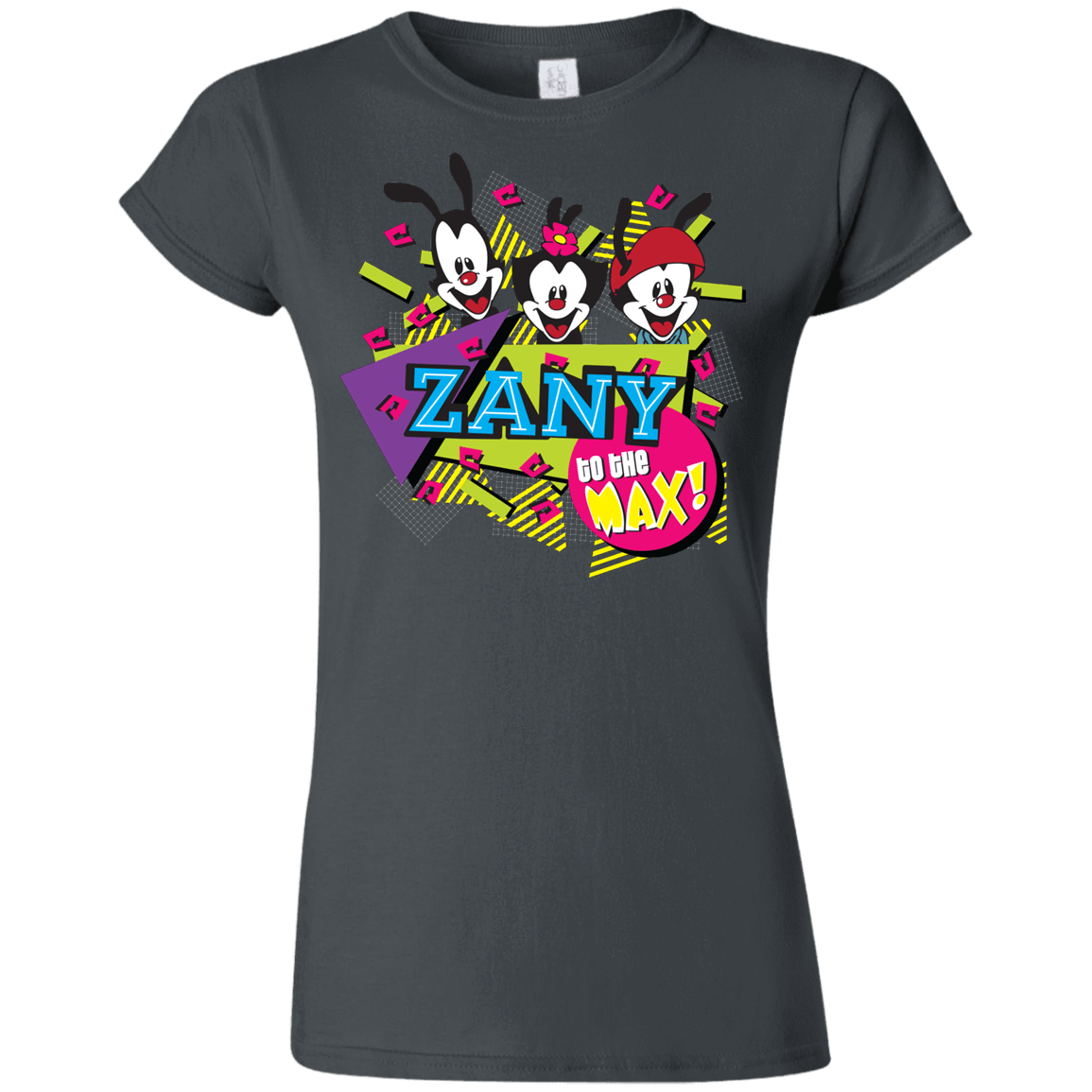 T-Shirts Charcoal / S Zany Junior Slimmer-Fit T-Shirt