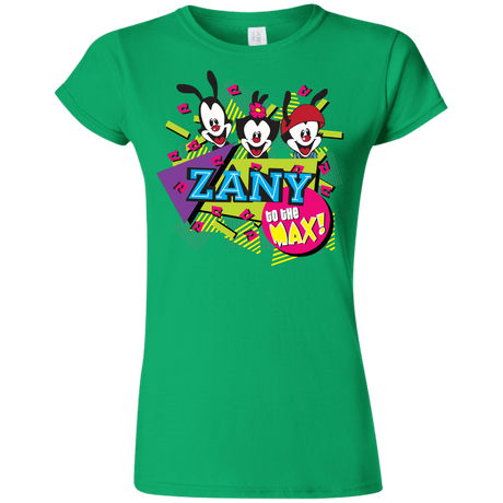 T-Shirts Irish Green / S Zany Junior Slimmer-Fit T-Shirt