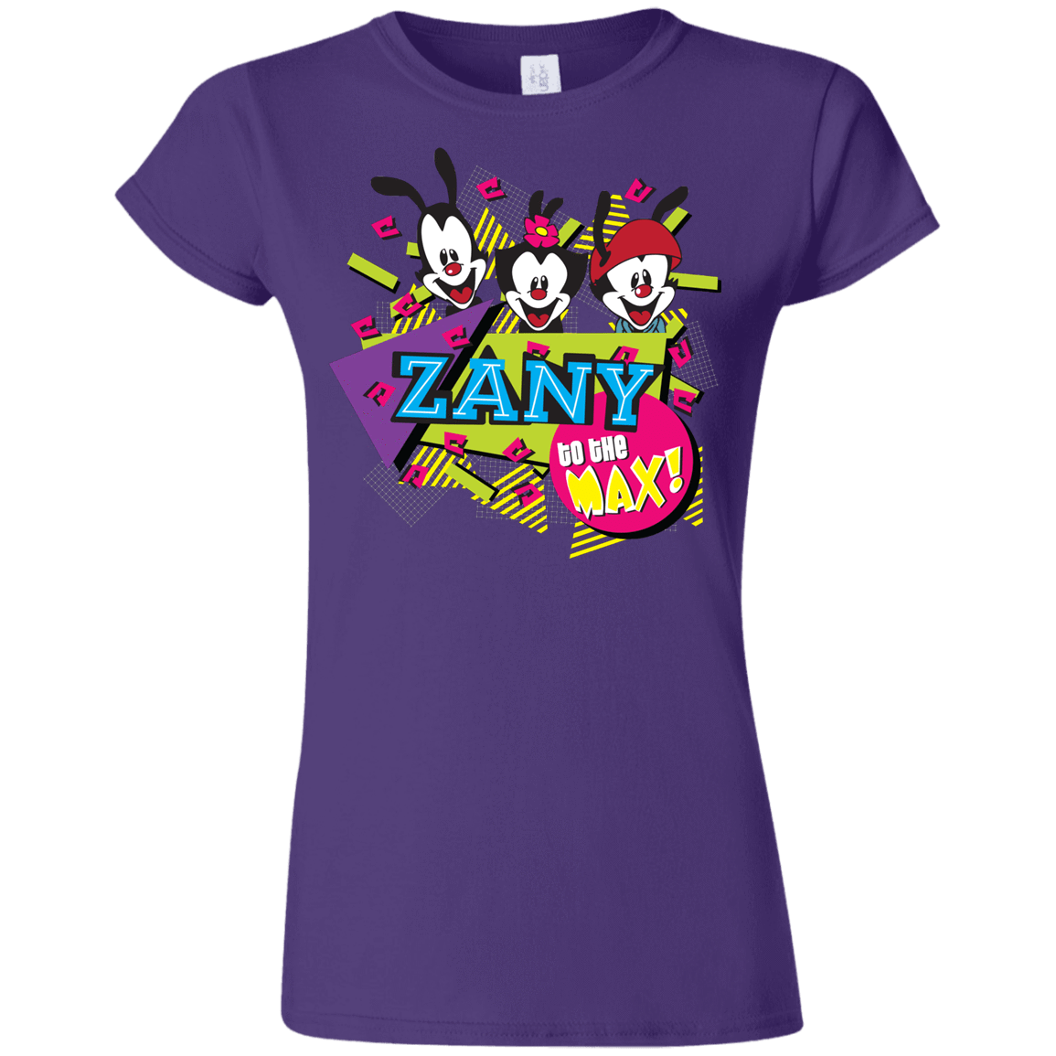 T-Shirts Purple / S Zany Junior Slimmer-Fit T-Shirt