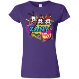 T-Shirts Purple / S Zany Junior Slimmer-Fit T-Shirt