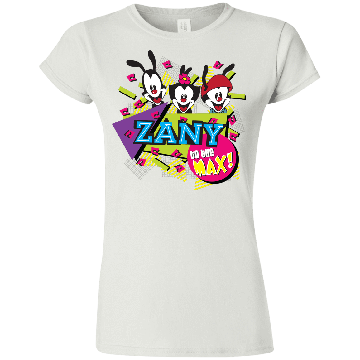 T-Shirts White / S Zany Junior Slimmer-Fit T-Shirt