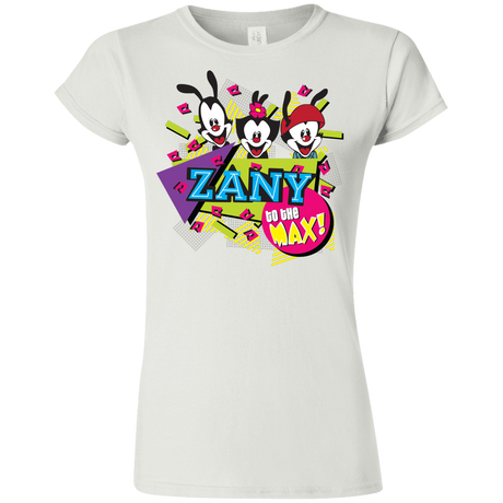 T-Shirts White / S Zany Junior Slimmer-Fit T-Shirt