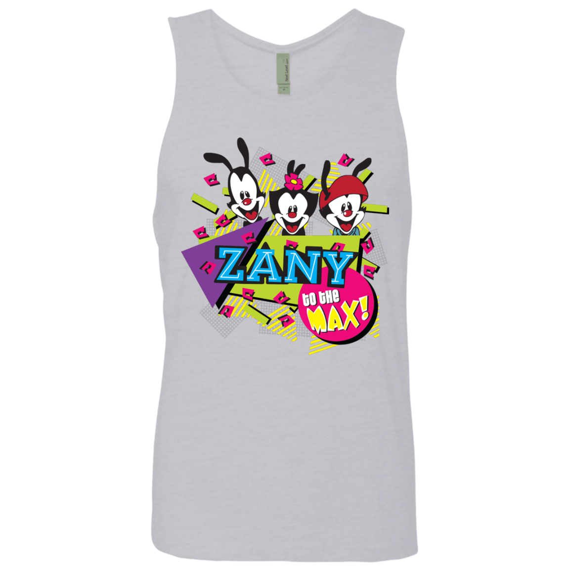 T-Shirts Heather Grey / S Zany Men's Premium Tank Top