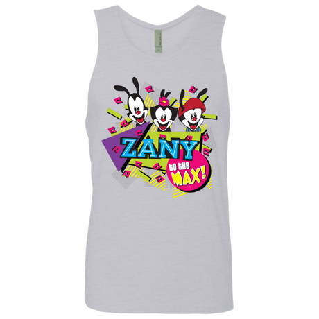 T-Shirts Heather Grey / S Zany Men's Premium Tank Top