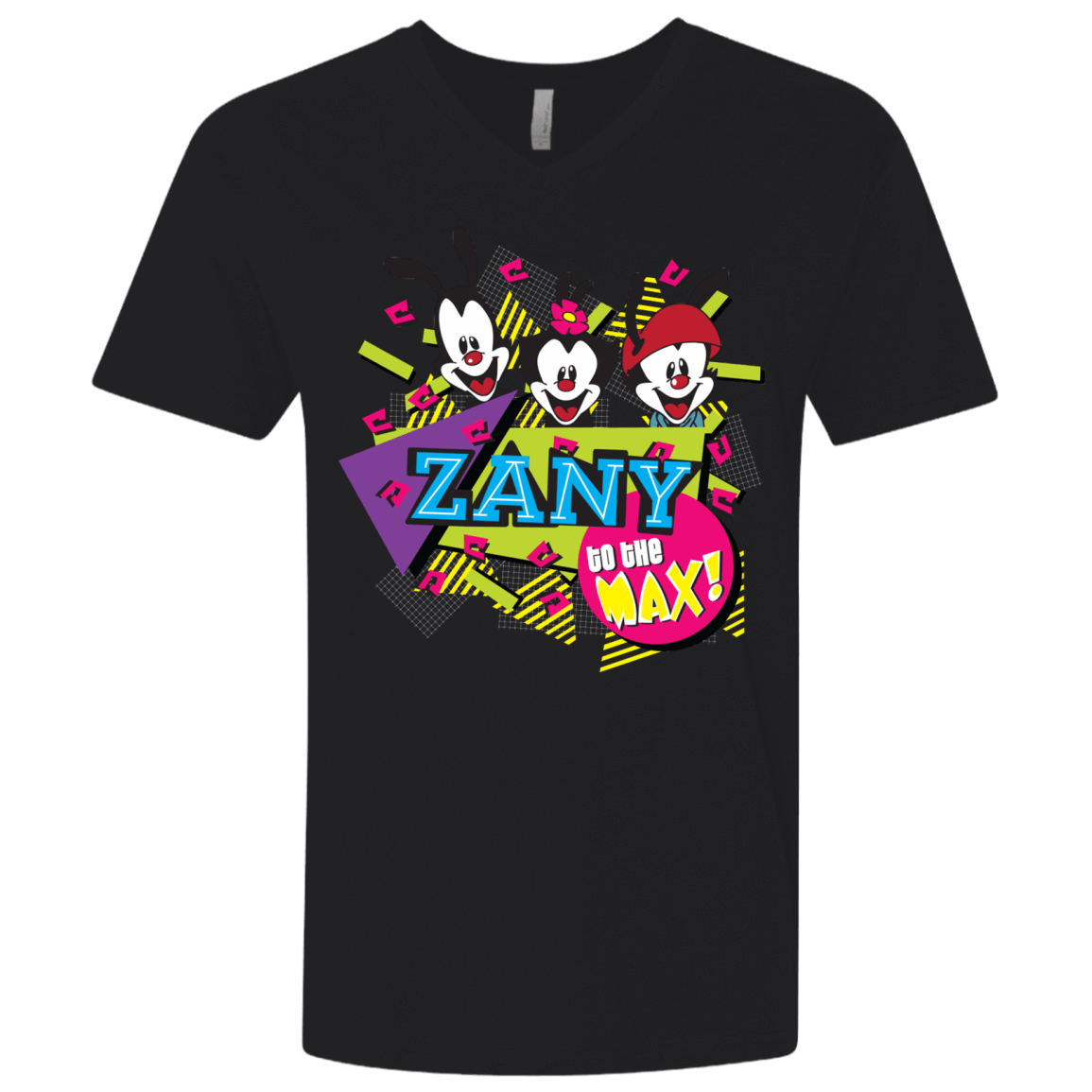 T-Shirts Black / X-Small Zany Men's Premium V-Neck