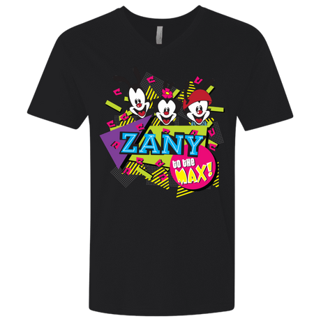 T-Shirts Black / X-Small Zany Men's Premium V-Neck