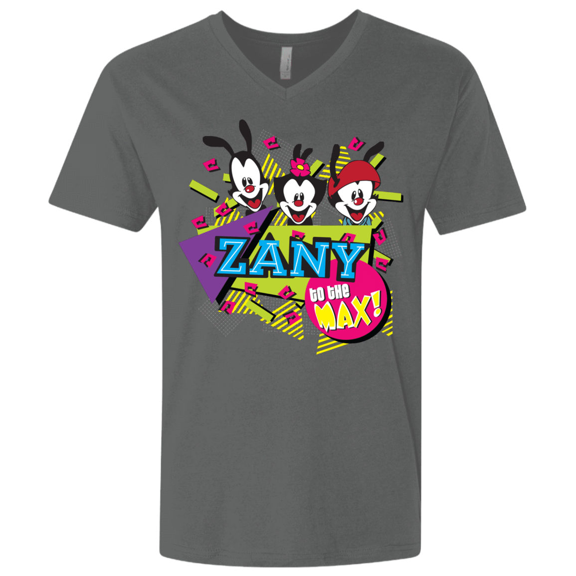 T-Shirts Heavy Metal / X-Small Zany Men's Premium V-Neck