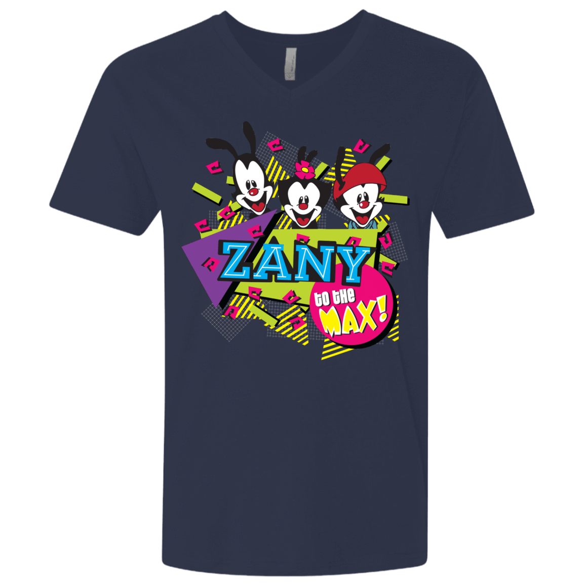 T-Shirts Midnight Navy / X-Small Zany Men's Premium V-Neck