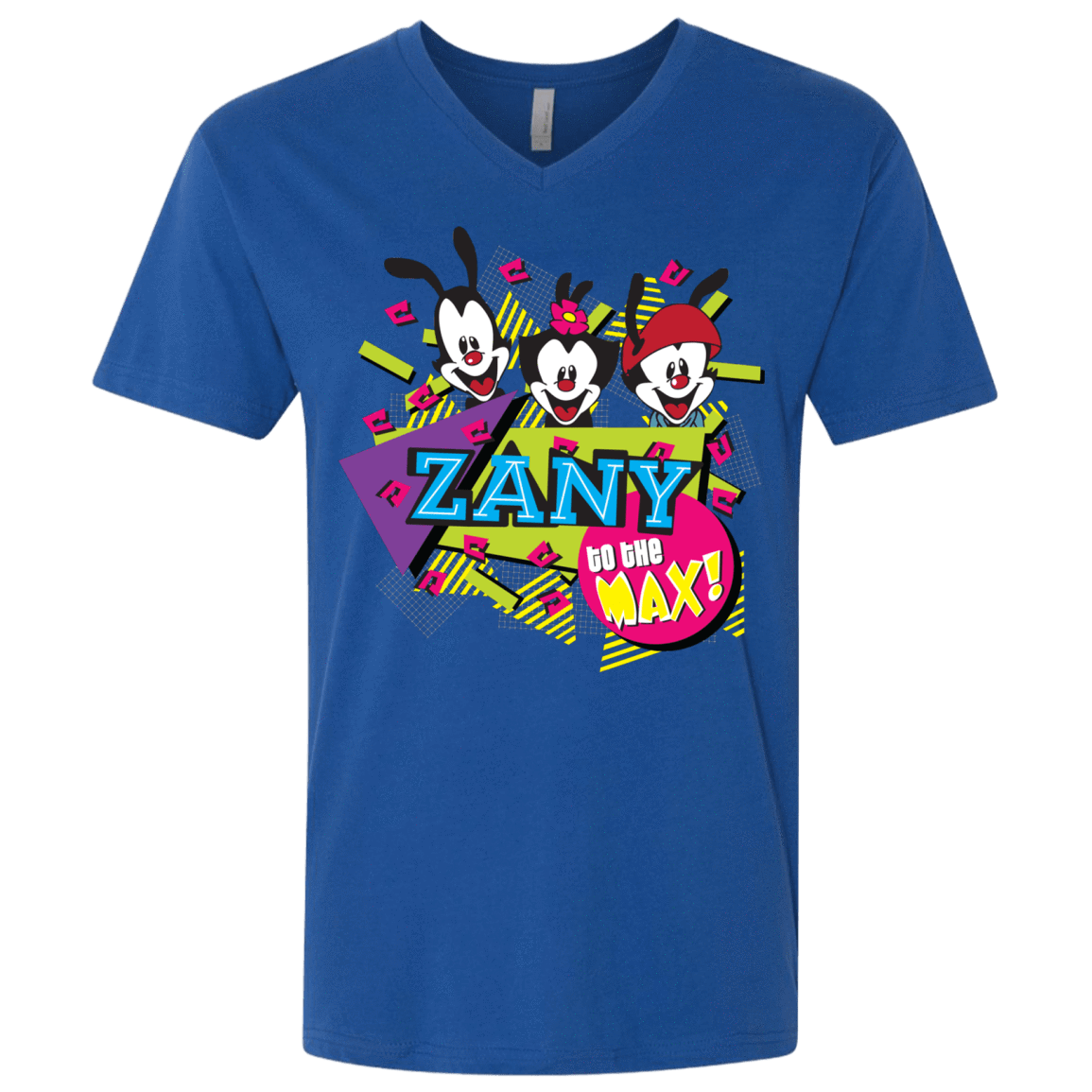 T-Shirts Royal / X-Small Zany Men's Premium V-Neck