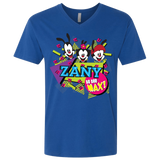 T-Shirts Royal / X-Small Zany Men's Premium V-Neck