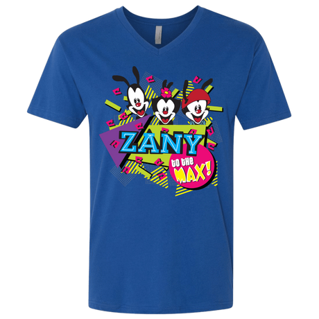 T-Shirts Royal / X-Small Zany Men's Premium V-Neck