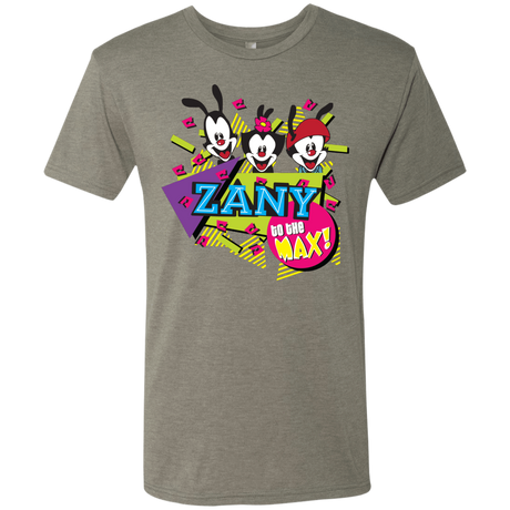 T-Shirts Venetian Grey / S Zany Men's Triblend T-Shirt