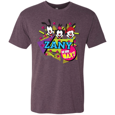T-Shirts Vintage Purple / S Zany Men's Triblend T-Shirt