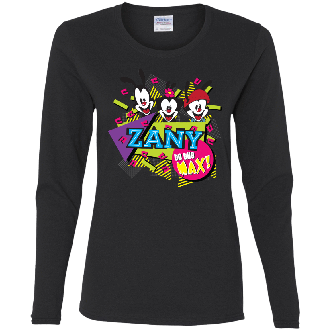 T-Shirts Black / S Zany Women's Long Sleeve T-Shirt