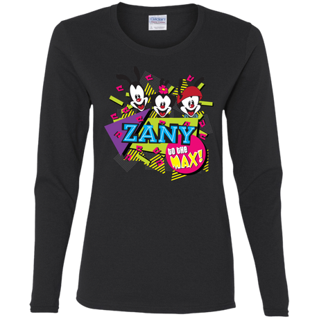 T-Shirts Black / S Zany Women's Long Sleeve T-Shirt