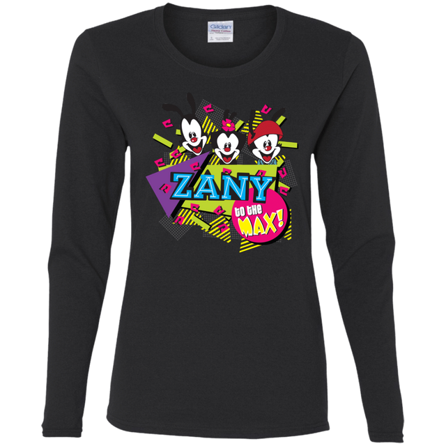 T-Shirts Black / S Zany Women's Long Sleeve T-Shirt