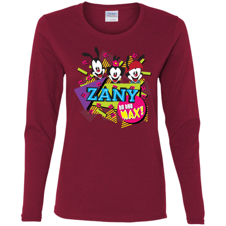 T-Shirts Cardinal / S Zany Women's Long Sleeve T-Shirt