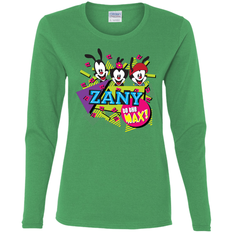 T-Shirts Irish Green / S Zany Women's Long Sleeve T-Shirt