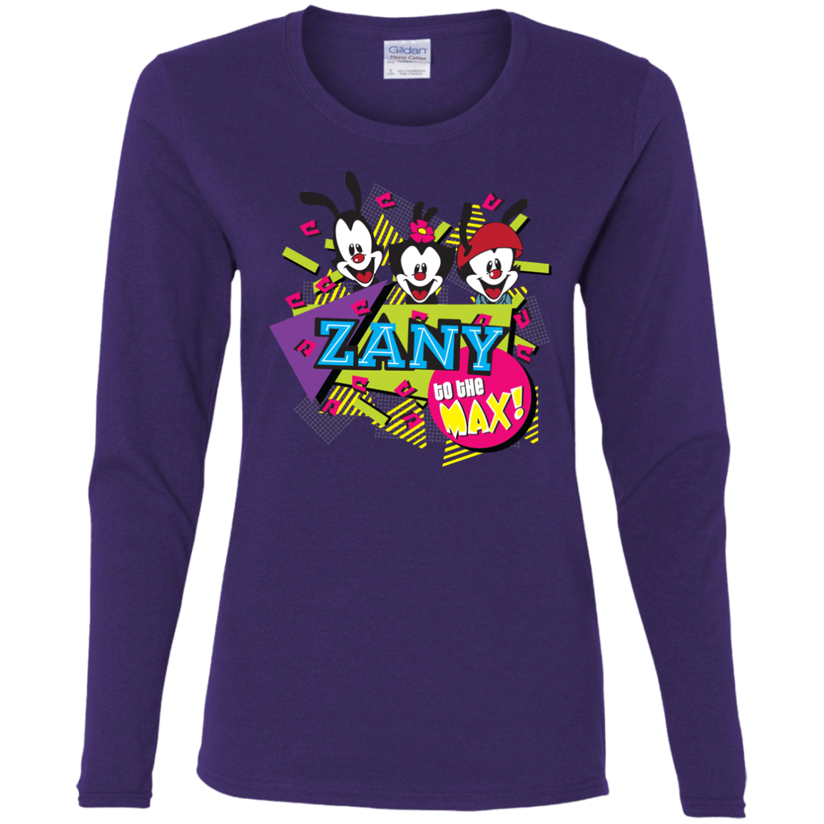 T-Shirts Purple / S Zany Women's Long Sleeve T-Shirt