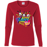 T-Shirts Red / S Zany Women's Long Sleeve T-Shirt