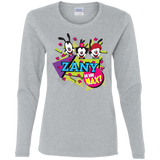 T-Shirts Sport Grey / S Zany Women's Long Sleeve T-Shirt