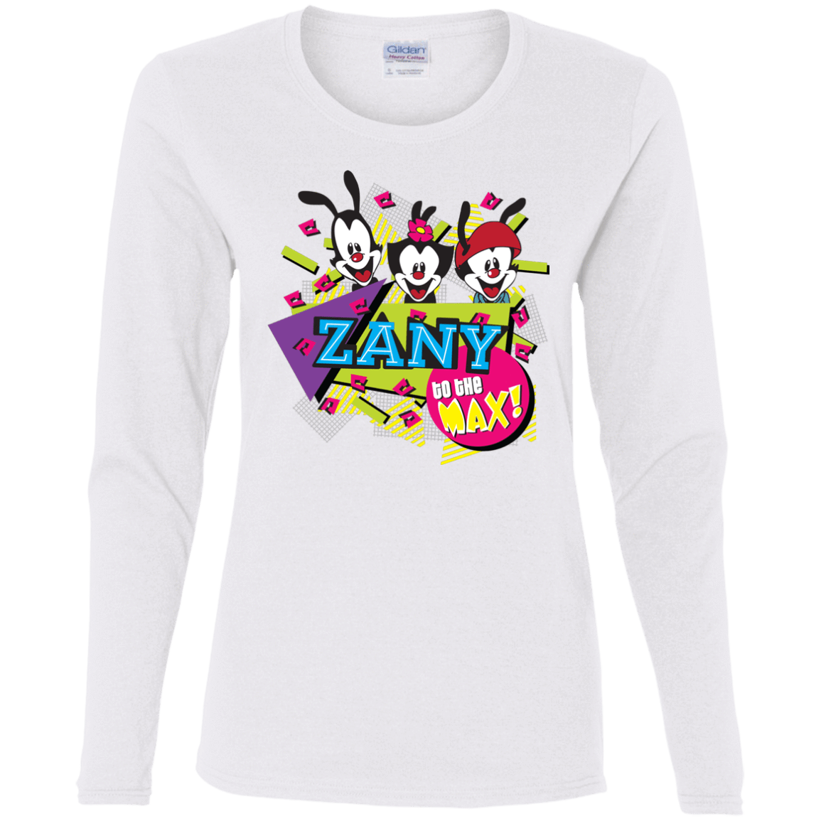 T-Shirts White / S Zany Women's Long Sleeve T-Shirt