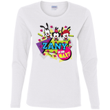 T-Shirts White / S Zany Women's Long Sleeve T-Shirt