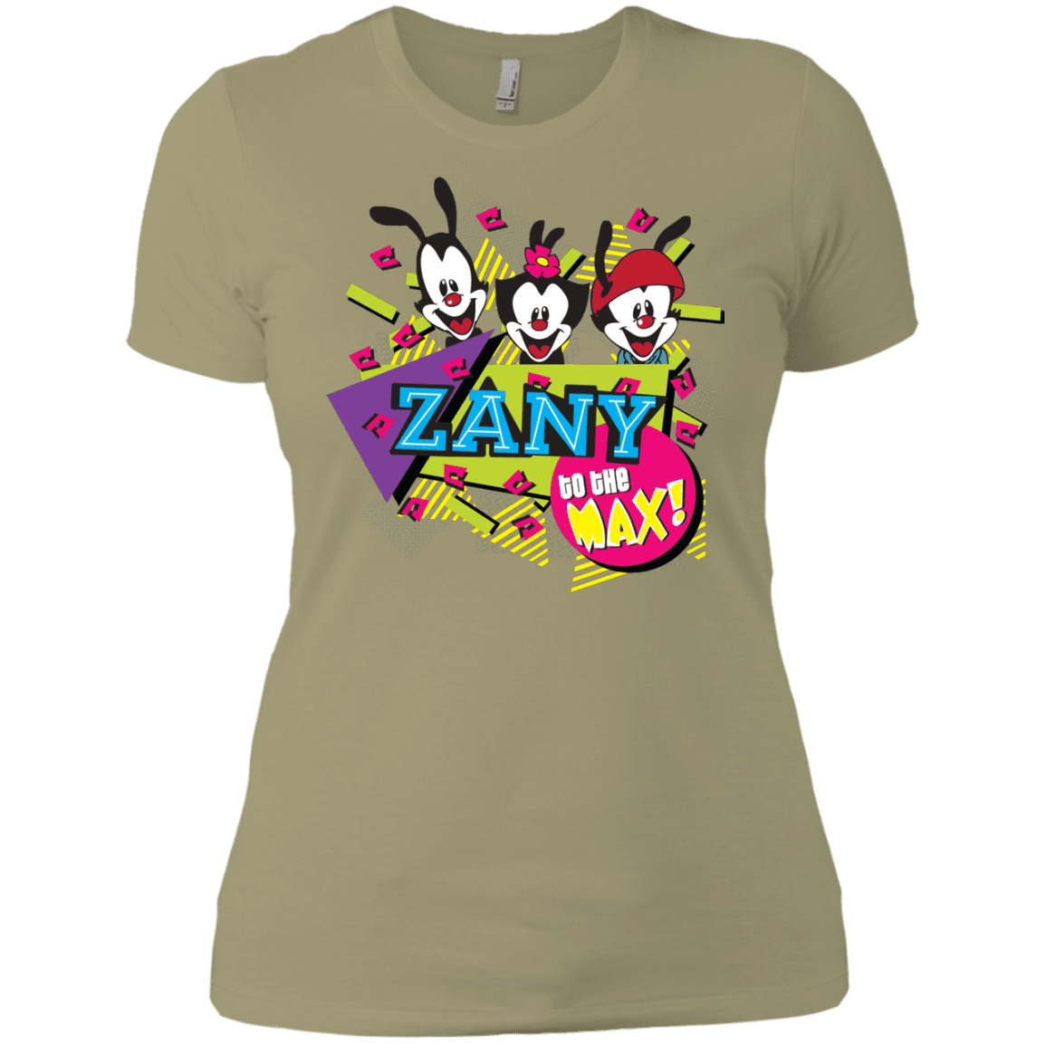 T-Shirts Light Olive / X-Small Zany Women's Premium T-Shirt