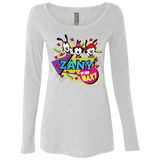 T-Shirts Heather White / S Zany Women's Triblend Long Sleeve Shirt