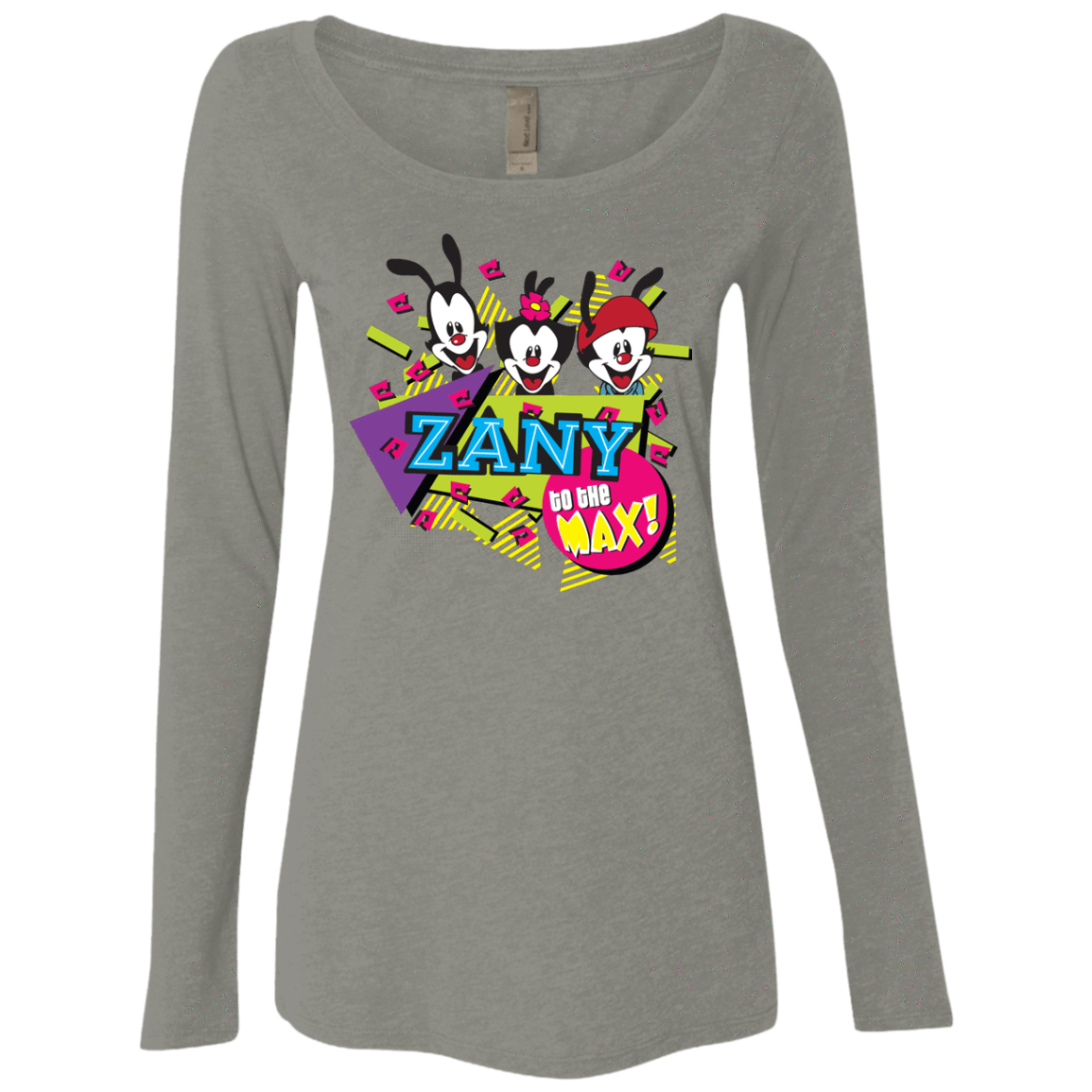 T-Shirts Venetian Grey / S Zany Women's Triblend Long Sleeve Shirt