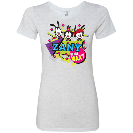 T-Shirts Heather White / S Zany Women's Triblend T-Shirt