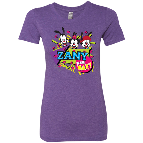 T-Shirts Purple Rush / S Zany Women's Triblend T-Shirt