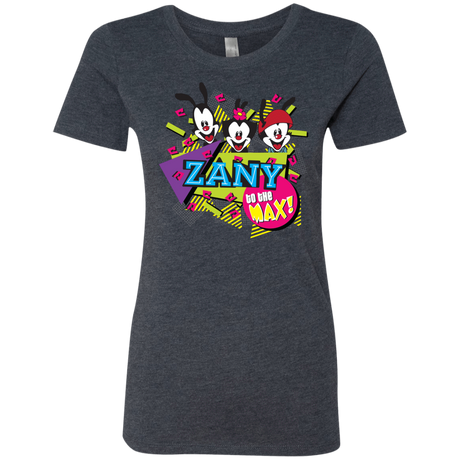 T-Shirts Vintage Navy / S Zany Women's Triblend T-Shirt