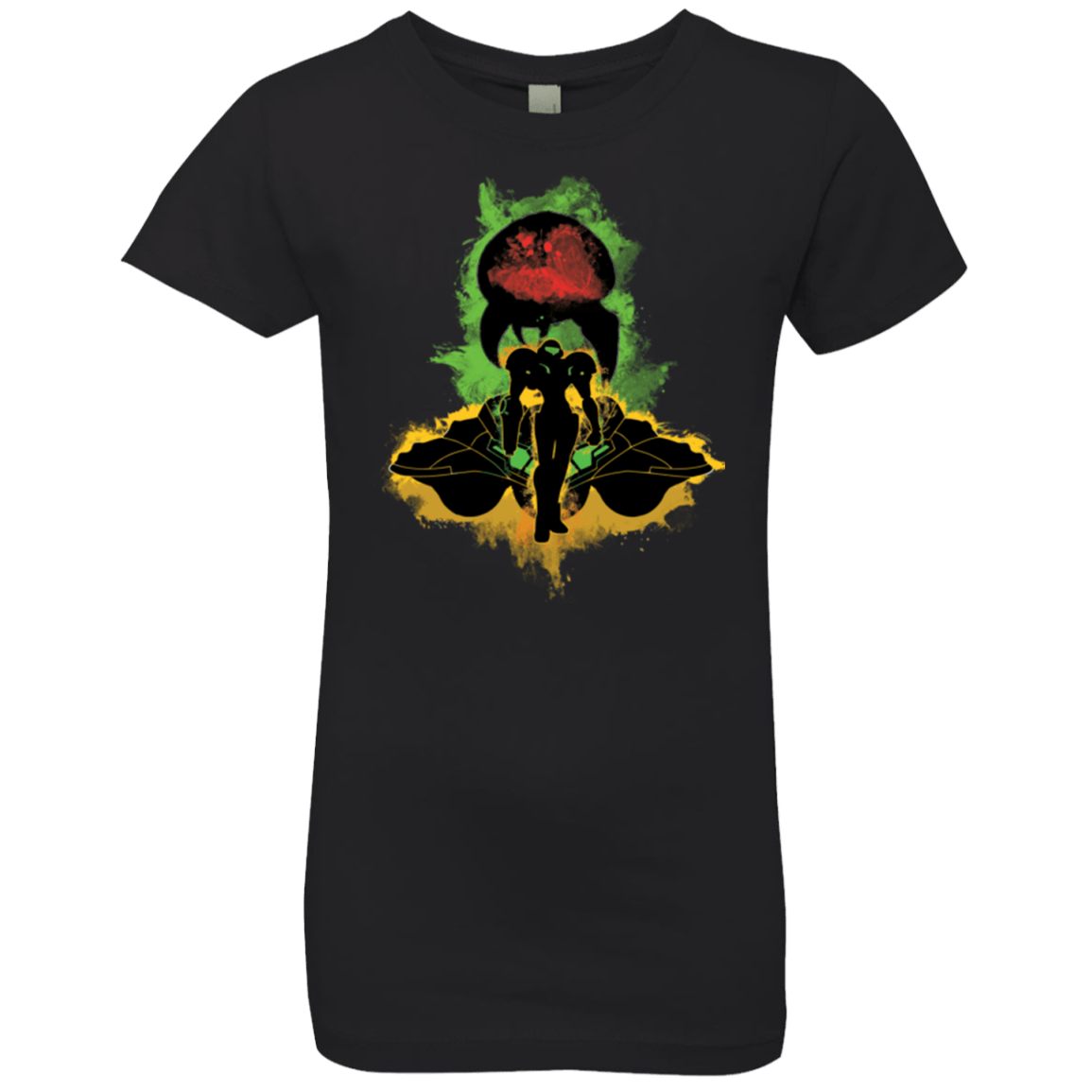 T-Shirts Black / YXS Zebes Conflict Girls Premium T-Shirt