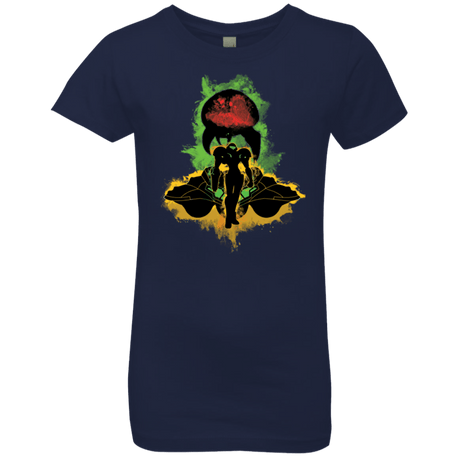 T-Shirts Midnight Navy / YXS Zebes Conflict Girls Premium T-Shirt