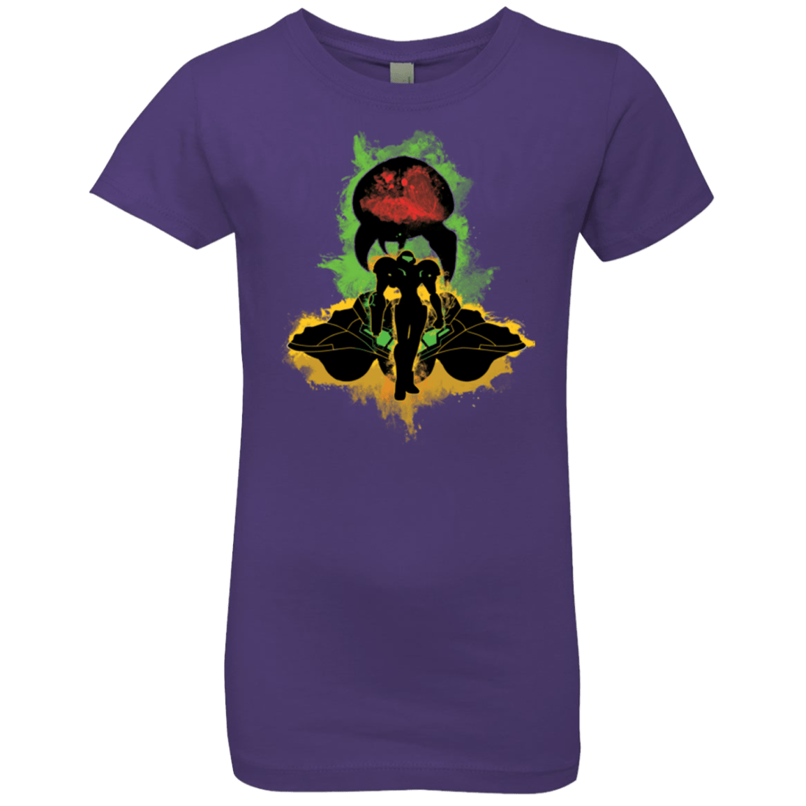 T-Shirts Purple Rush / YXS Zebes Conflict Girls Premium T-Shirt