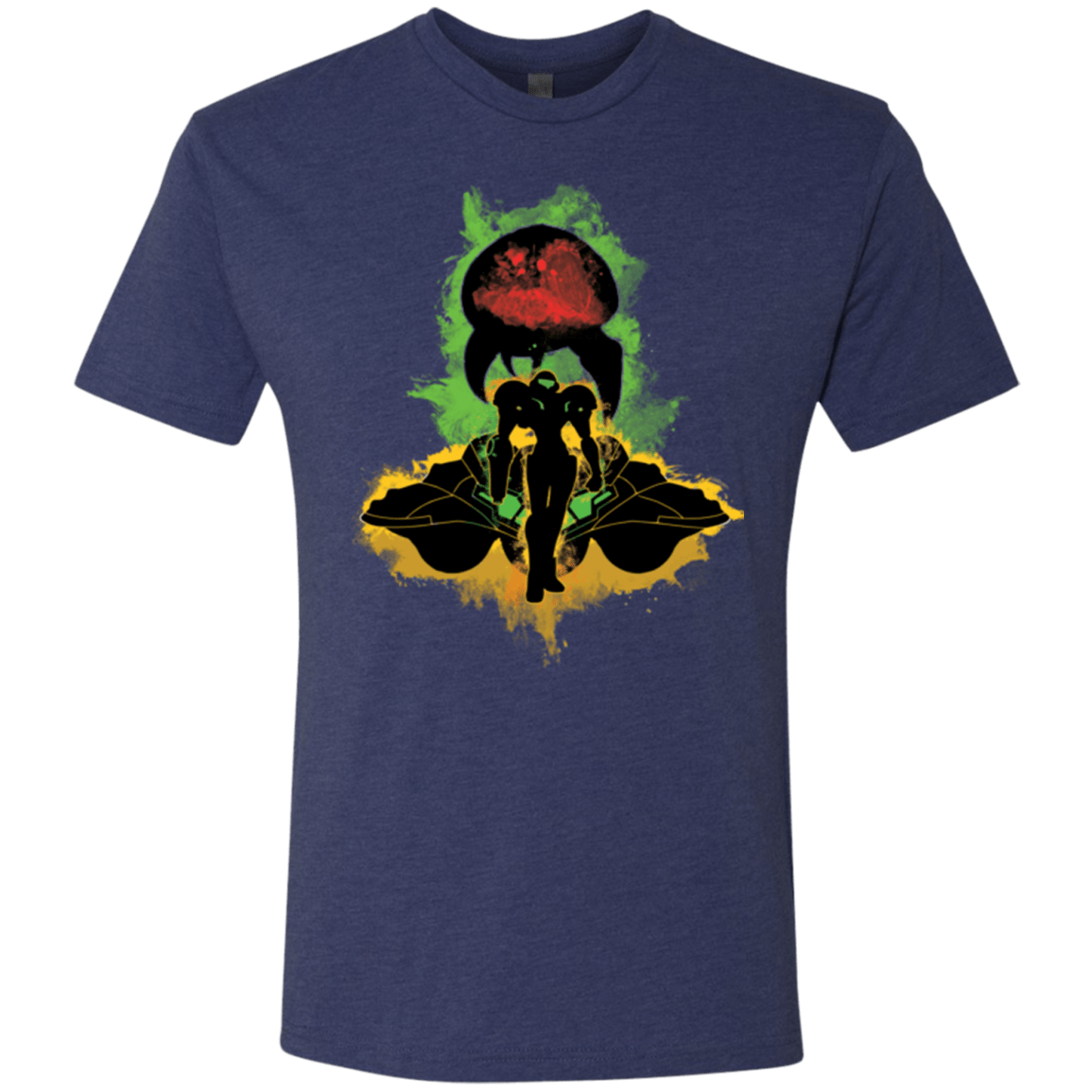 T-Shirts Vintage Navy / Small Zebes Conflict Men's Triblend T-Shirt