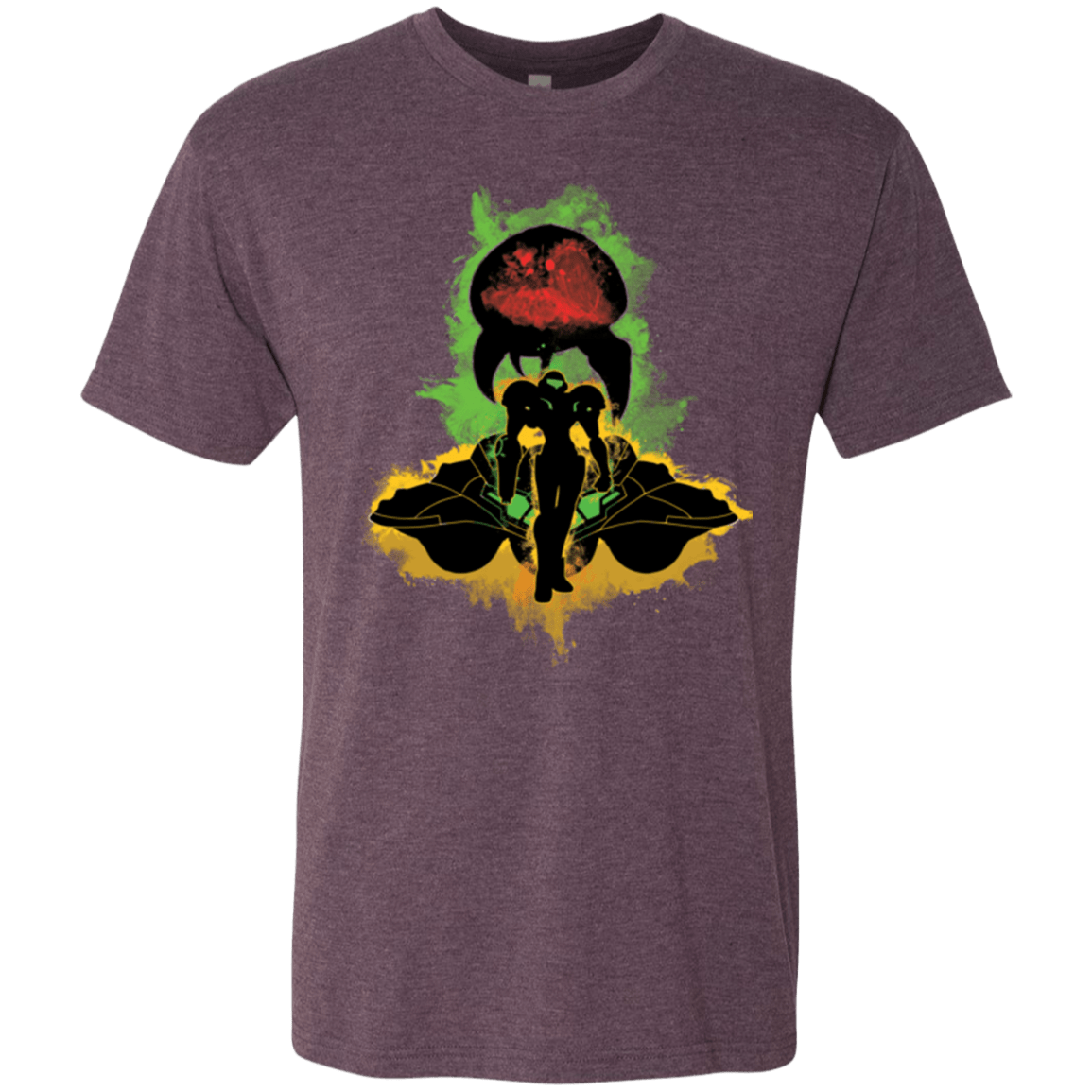 T-Shirts Vintage Purple / Small Zebes Conflict Men's Triblend T-Shirt