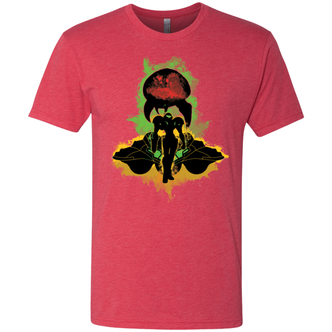 T-Shirts Vintage Red / Small Zebes Conflict Men's Triblend T-Shirt