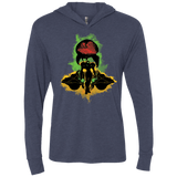 T-Shirts Vintage Navy / X-Small Zebes Conflict Triblend Long Sleeve Hoodie Tee