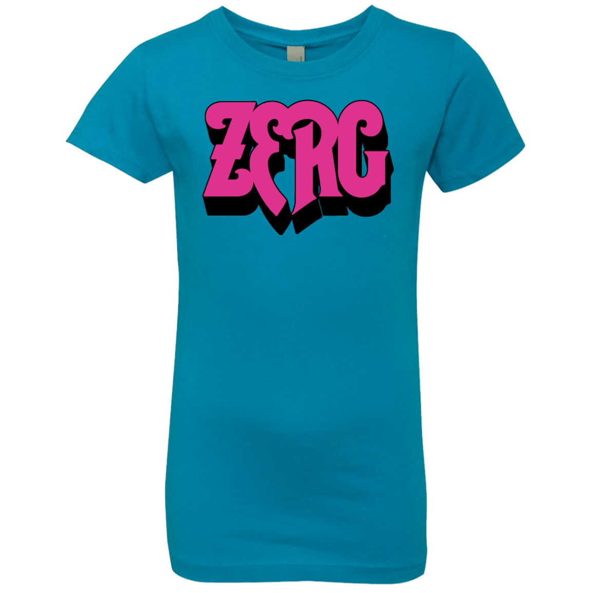 T-Shirts Turquoise / YXS Zerg Rush Girls Premium T-Shirt