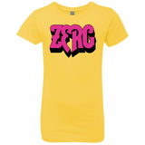 T-Shirts Vibrant Yellow / YXS Zerg Rush Girls Premium T-Shirt