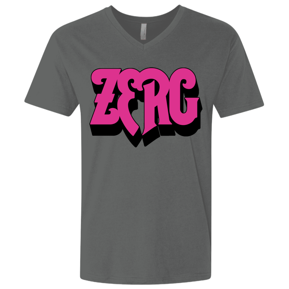 T-Shirts Heavy Metal / X-Small Zerg Rush Men's Premium V-Neck