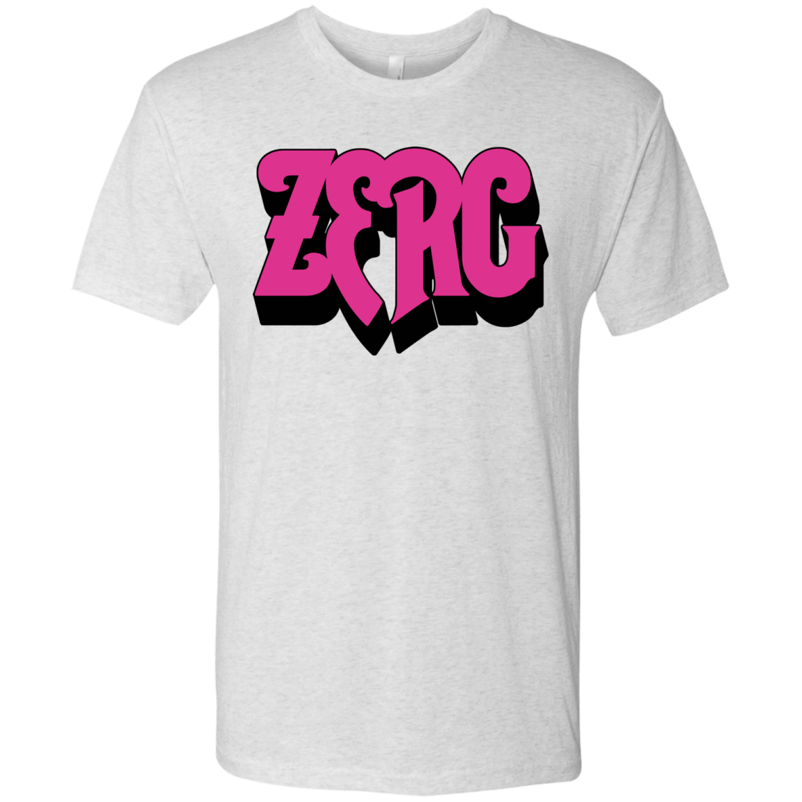 T-Shirts Heather White / Small Zerg Rush Men's Triblend T-Shirt