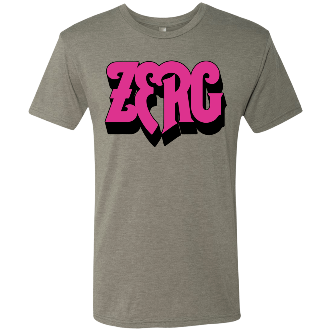 T-Shirts Venetian Grey / Small Zerg Rush Men's Triblend T-Shirt