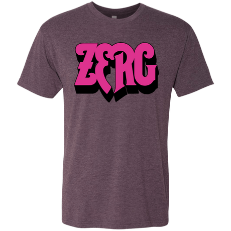 T-Shirts Vintage Purple / Small Zerg Rush Men's Triblend T-Shirt