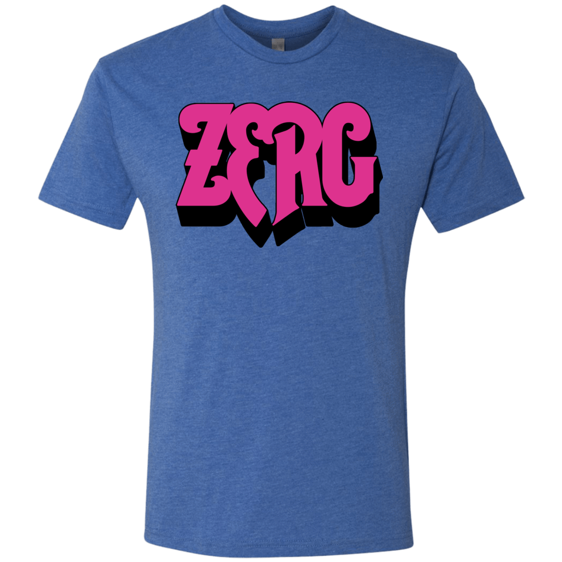 T-Shirts Vintage Royal / Small Zerg Rush Men's Triblend T-Shirt