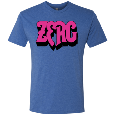 T-Shirts Vintage Royal / Small Zerg Rush Men's Triblend T-Shirt