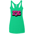 T-Shirts Envy / X-Small Zerg Rush Women's Triblend Racerback Tank