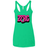 T-Shirts Envy / X-Small Zerg Rush Women's Triblend Racerback Tank